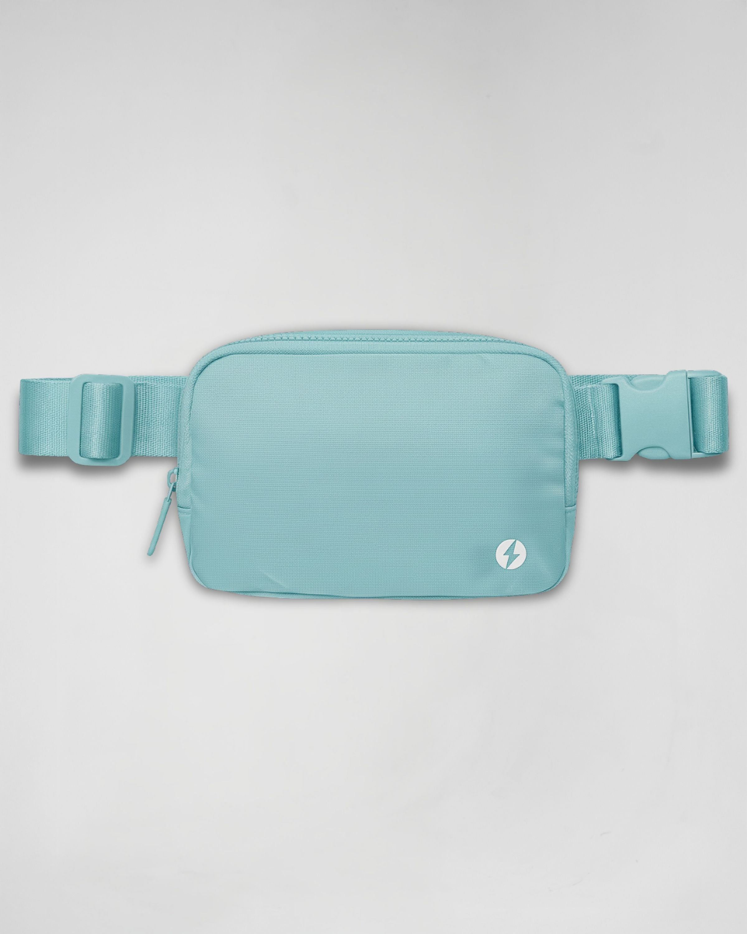lululemon belt bag pastel blue Watch Close up of the Everywhere on Amazon Live Interior pockets hold the essentials Lululemon Everywhere Belt Bag In
