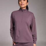 All-Day-Wear Half Zip Sweatshirt Flint