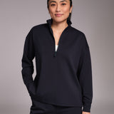 All-Day-Wear Half Zip Sweatshirt Outerspace Navy