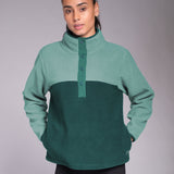 Ascend Half Snap Fleece Dusty Turquoise