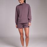 All-Day-Wear Half Zip Sweatshirt Flint