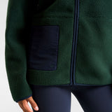 OUTSIDER Zip Up Fleece Heritage Green