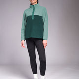 Ascend Half Snap Fleece Dusty Turquoise
