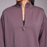 All-Day-Wear Half Zip Sweatshirt Flint