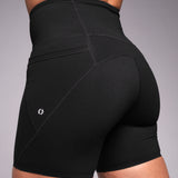 Sculpt High-Waisted 7" Shorts Black