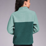 Ascend Half Snap Fleece Dusty Turquoise