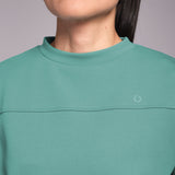 Studio Crew Sweatshirt Dusty Turquoise