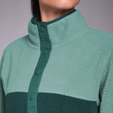 Ascend Half Snap Fleece Dusty Turquoise