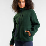 OUTSIDER Zip Up Fleece Heritage Green