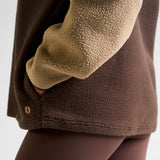 Ascend Half Snap Fleece Sandy Taupe