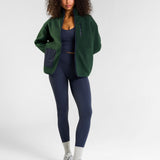 OUTSIDER Zip Up Fleece Heritage Green