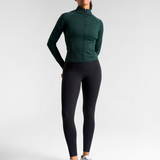 All-Day-Wear Zip Up Jacket Heritage Green