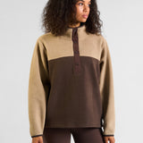 Ascend Half Snap Fleece Sandy Taupe