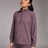 All-Day-Wear Half Zip Sweatshirt Flint