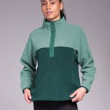 Ascend Half Snap Fleece Dusty Turquoise