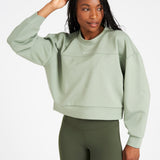Studio Cropped Sweatshirt Lilypad