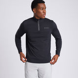 Central 1/4 Zip Top Black