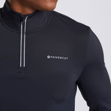 Central 1/4 Zip Top Black