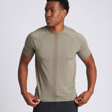 Central Performance T-Shirt Khaki Green