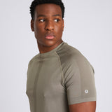 Central Performance T-Shirt Khaki Green