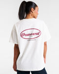Oversized Printed T-Shirt Coconut Milk
