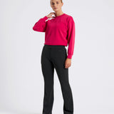 Studio UltraSoft Cropped Crew Viva Magenta