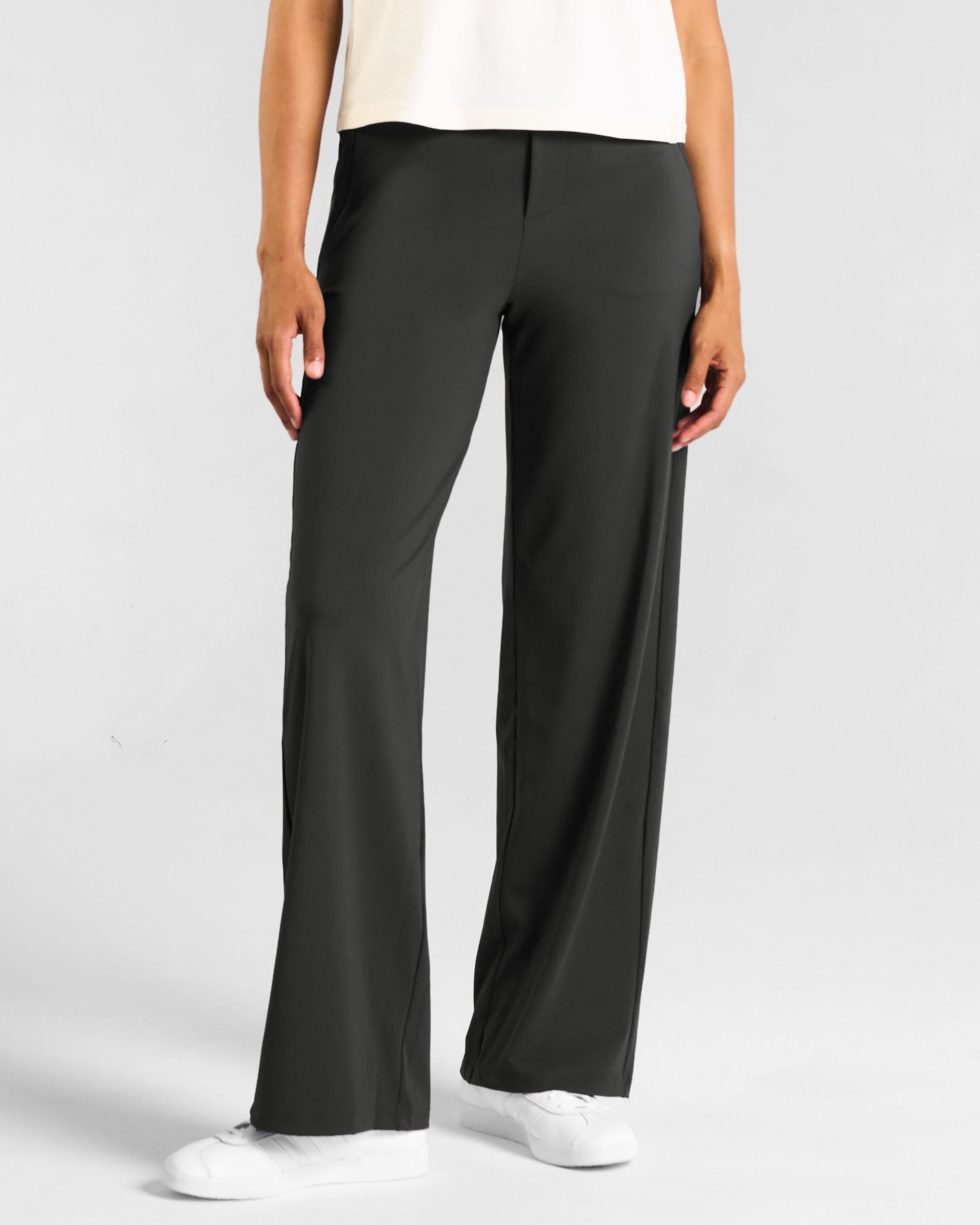 All-Day-Wear Wide Leg Trouser Asphalt Grey