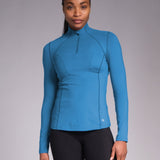 Sculpt Perform Half Zip Vintage Blue