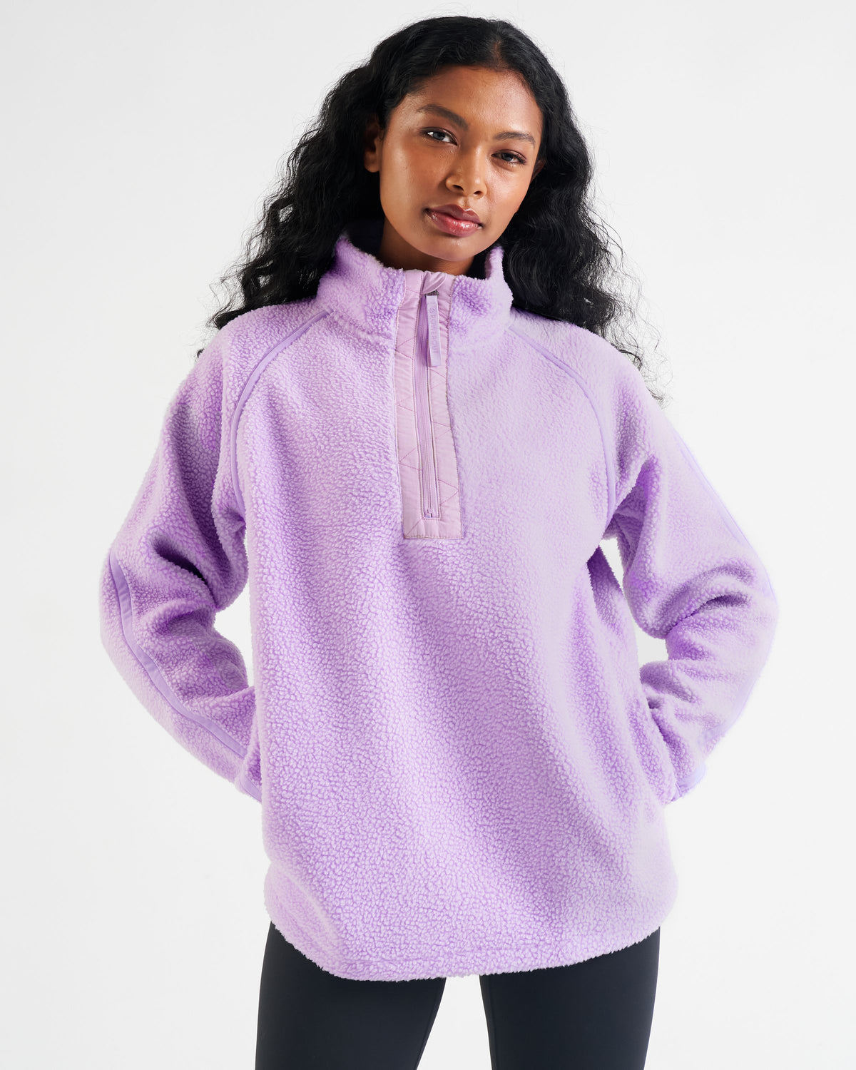 Ascend Quarter Zip Fleece Lilac