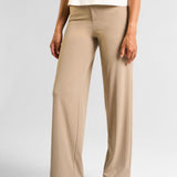 All-Day-Wear Wide Leg Trouser Sandy Taupe