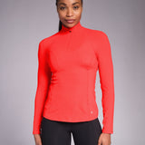 Sculpt Perform Half Zip Bright Red