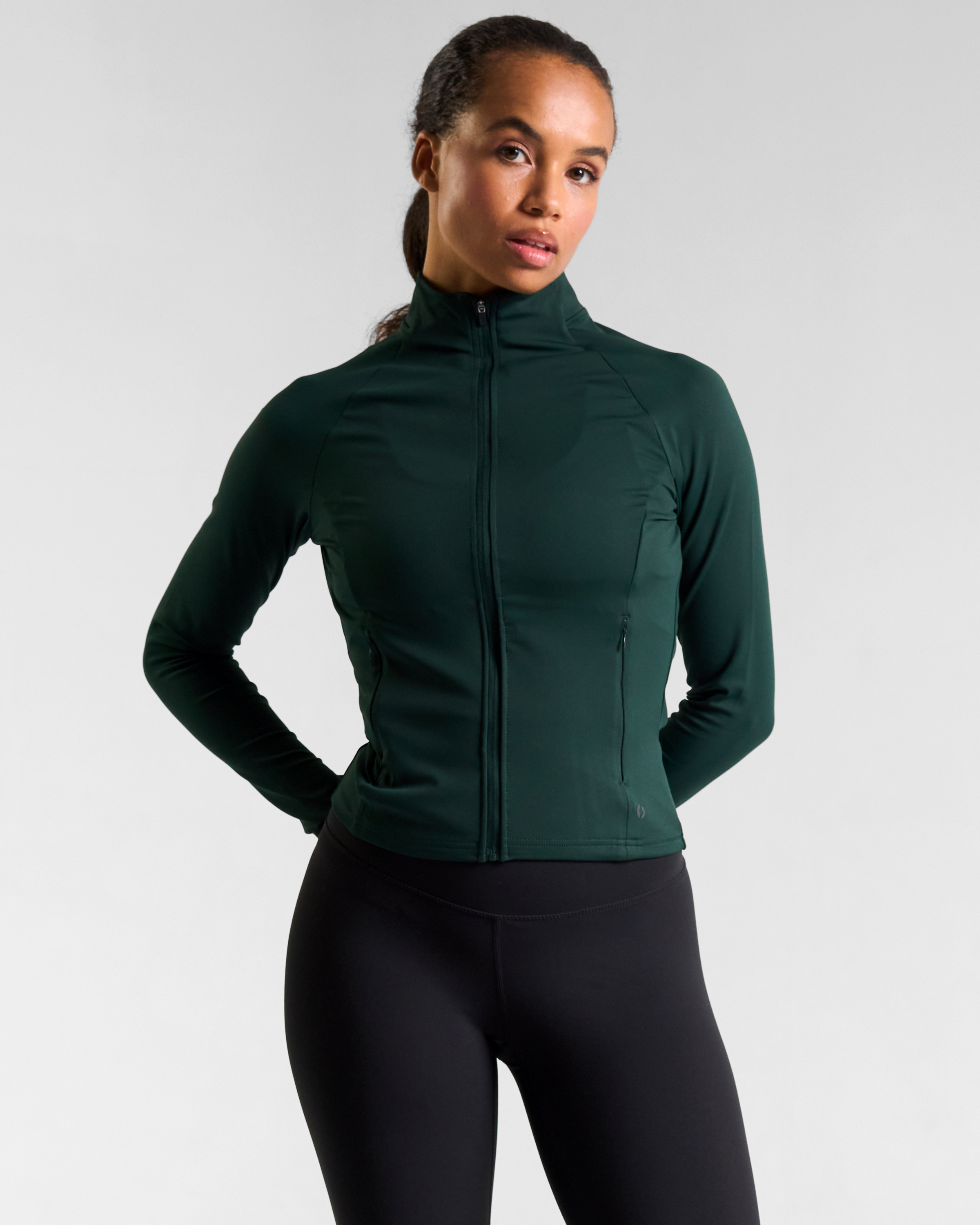 All-Day-Wear Zip Up Jacket Heritage Green