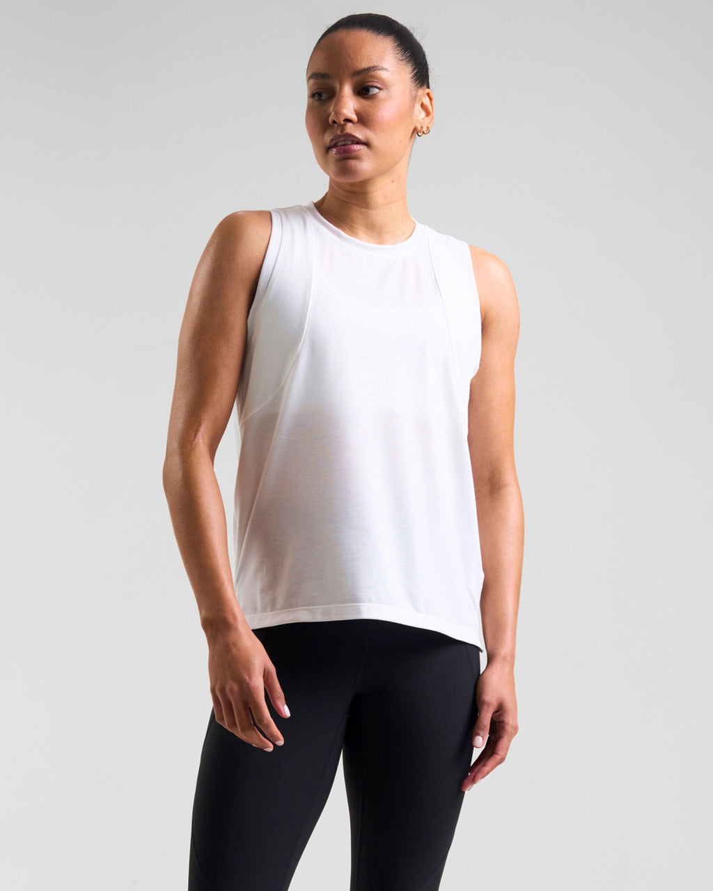 Core Lyocell Blend Active Vest White