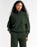 Clubhouse Half Zip Sweatshirt Forest Green