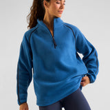 Ascend 1/4 Zip Fleece Midnight Blue