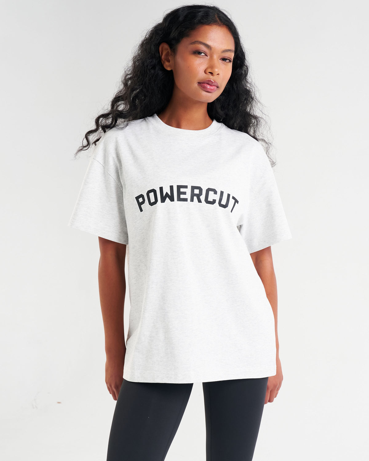 Clubhouse Oversized T-Shirt Light Grey Marl