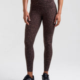 Sculpt High-Waisted Leggings Leopard Brown