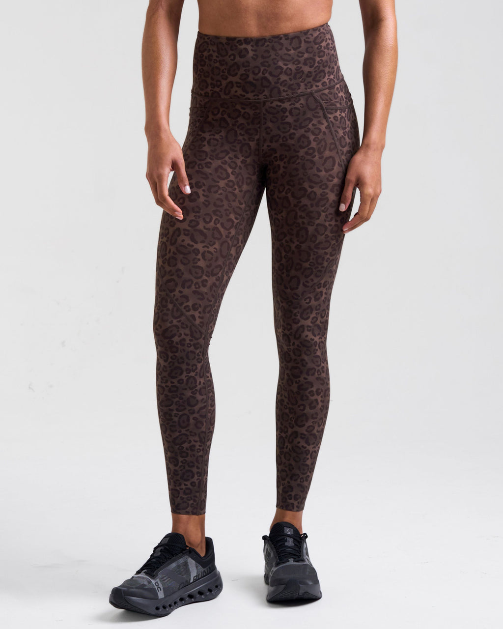 Sculpt High-Waisted Leggings Leopard Brown