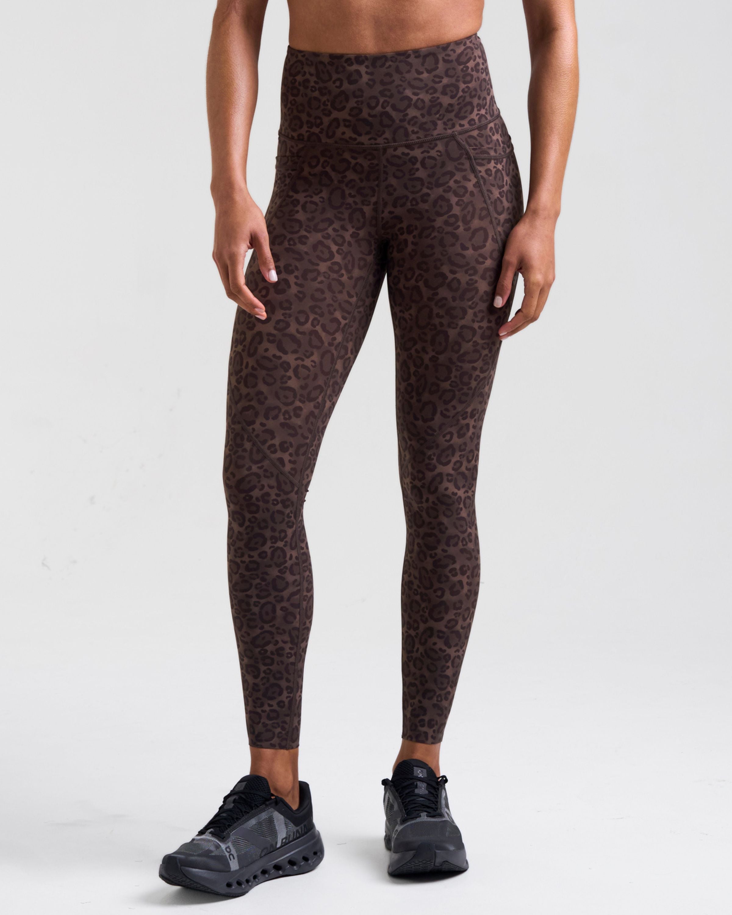 Sculpt High-Waisted Leggings Leopard Brown