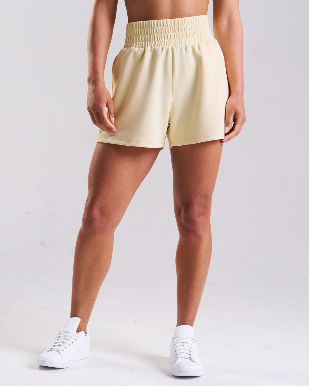 All-Day-Wear High-Rise Shorts Butter Yellow