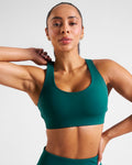 Sculpt Medium Support Sports Bra Dark Teal