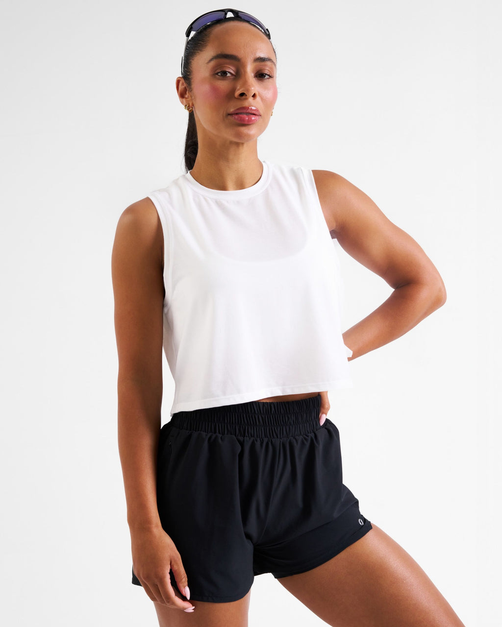 RUNSeries Cropped Vest White