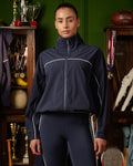 Legacy Piping Detail Woven Track Jacket Retro Navy