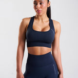 SOLID Seamless Sports Bra Outerspace Navy