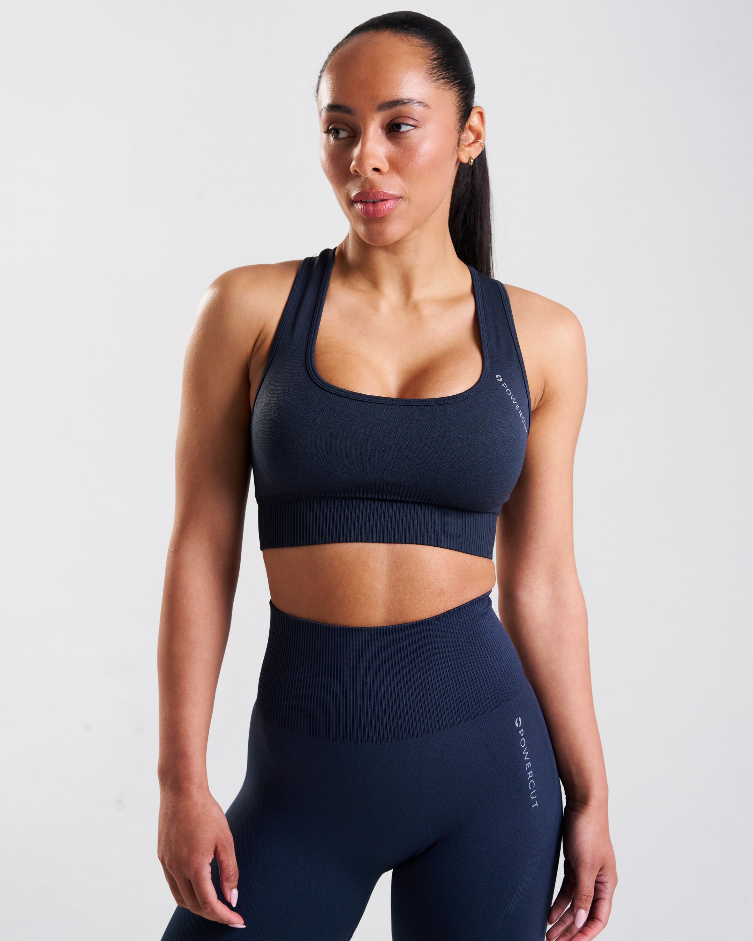 SOLID Seamless Sports Bra Outerspace Navy