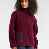 OUTSIDER Zip Up Fleece Cherry Lacquer