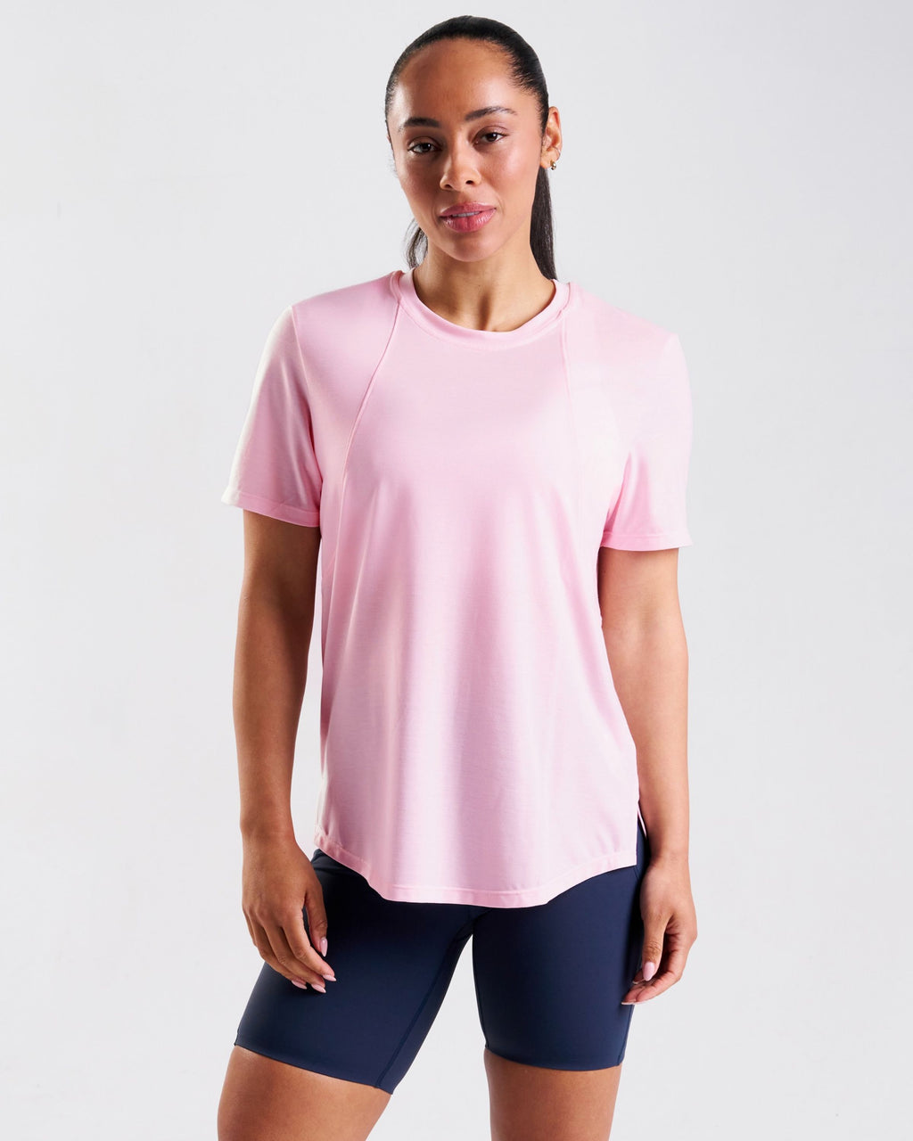Core Lyocell Blend Active T-Shirt Light Pink