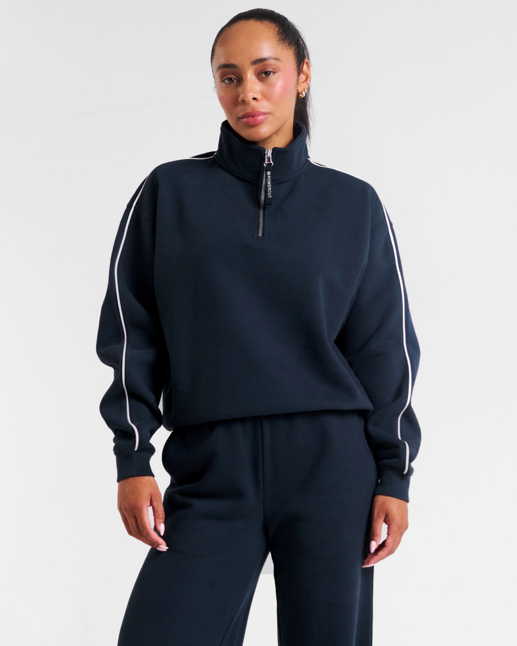 Clubhouse Half Zip Sweatshirt Outerspace Navy