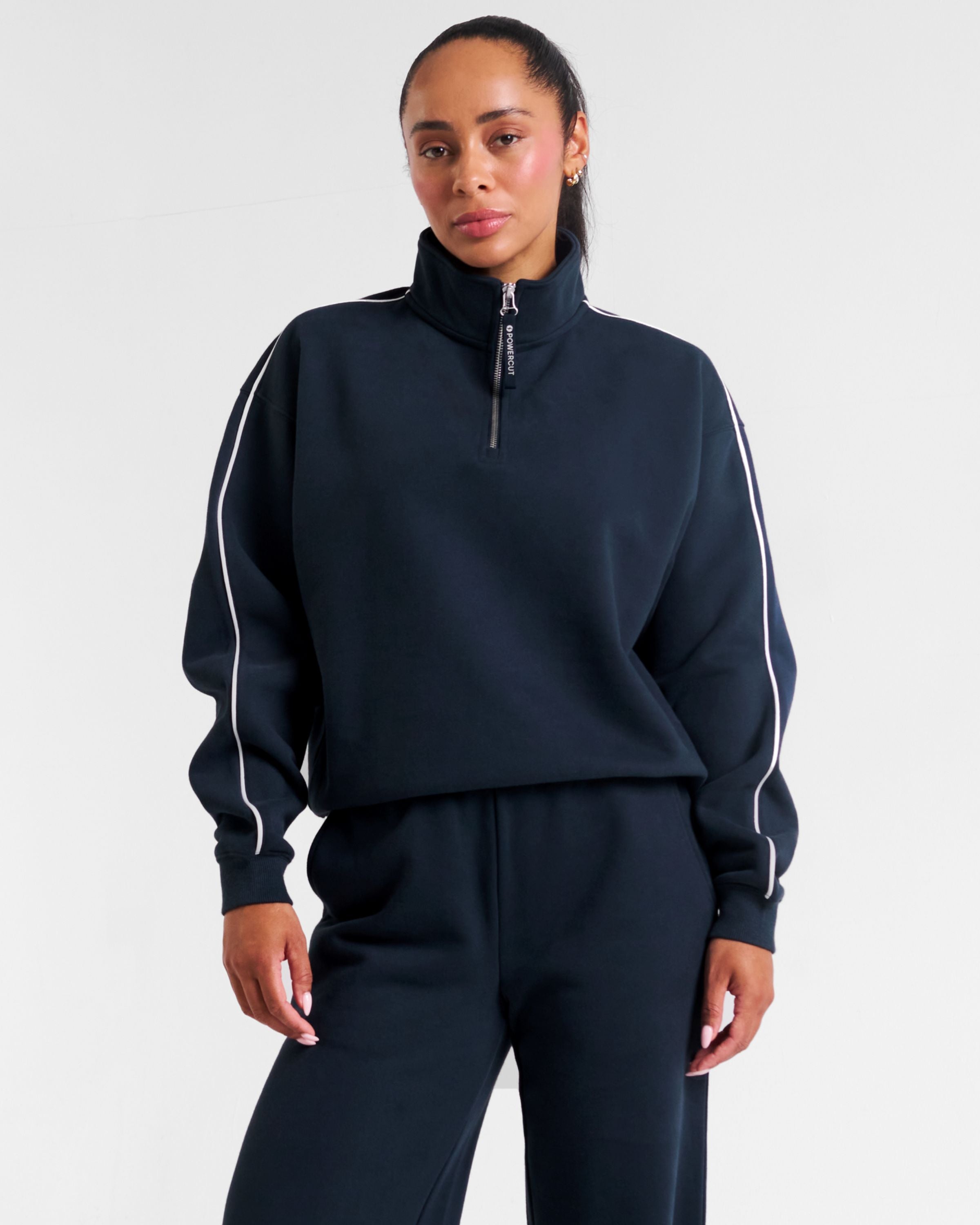 Clubhouse Half Zip Sweatshirt Outerspace Navy