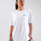RUNSeries Printed Oversized T-Shirt White